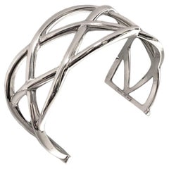 Tiffany and Company Sterling Celtic Knot Cuff Bracelet