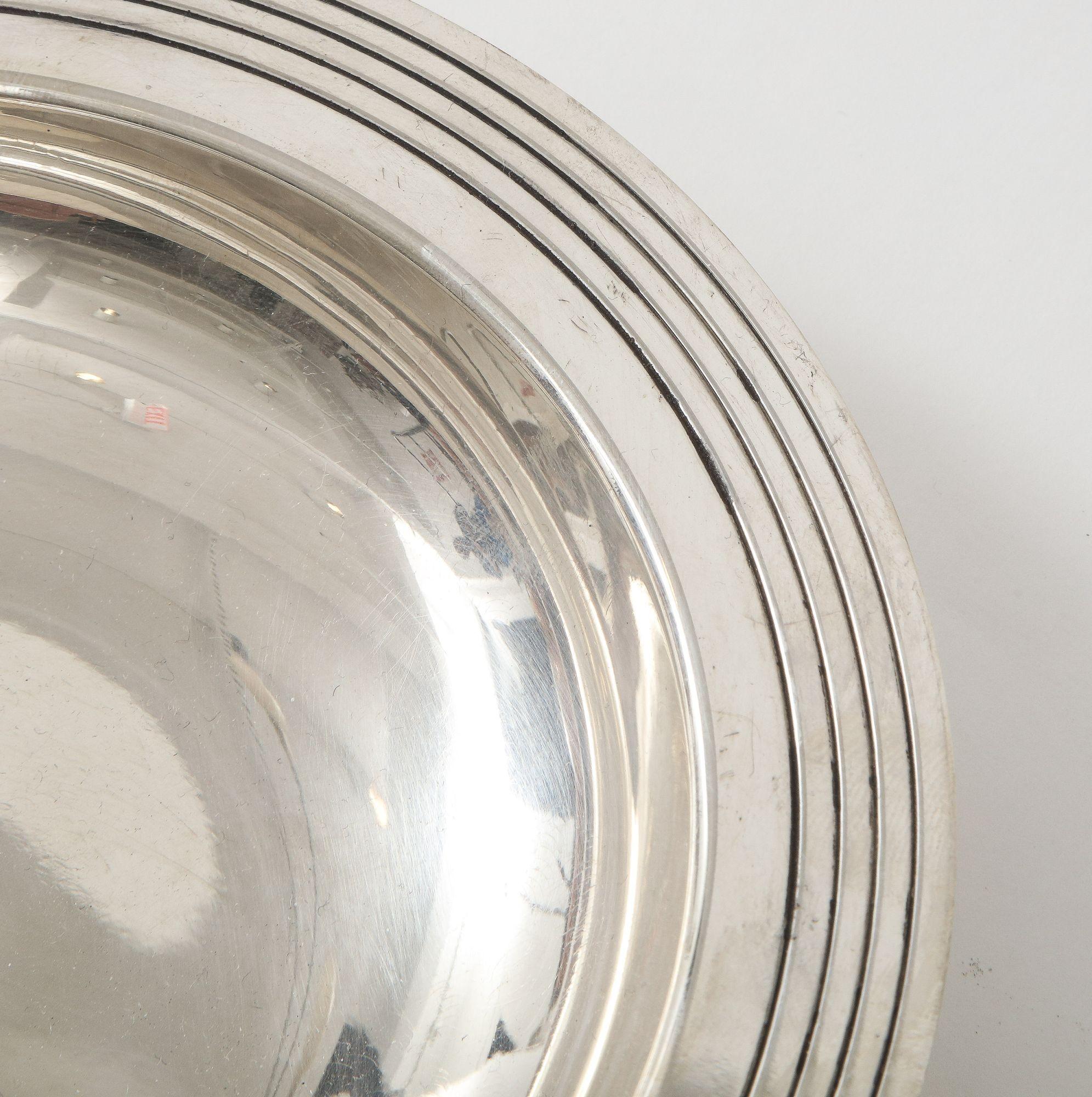 Tiffany & Co. Sterling Silver Art Deco Bowl In Good Condition For Sale In New York, NY