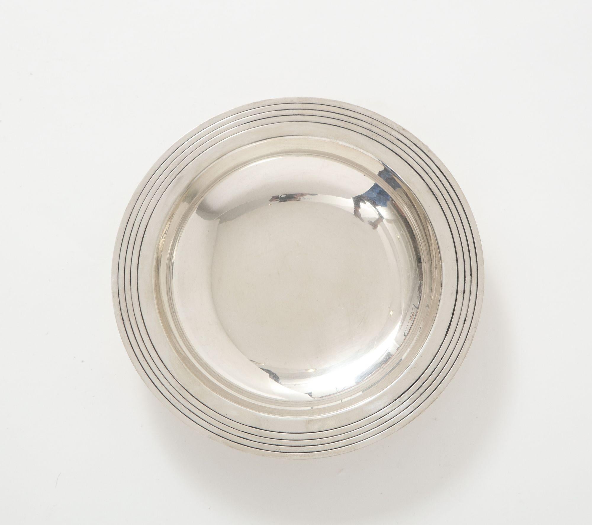 Mid-20th Century Tiffany & Co. Sterling Silver Art Deco Bowl For Sale