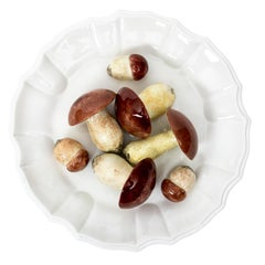 Tiffany and Co. Trompe L'Oeil Large Vintage Mushroom Plate