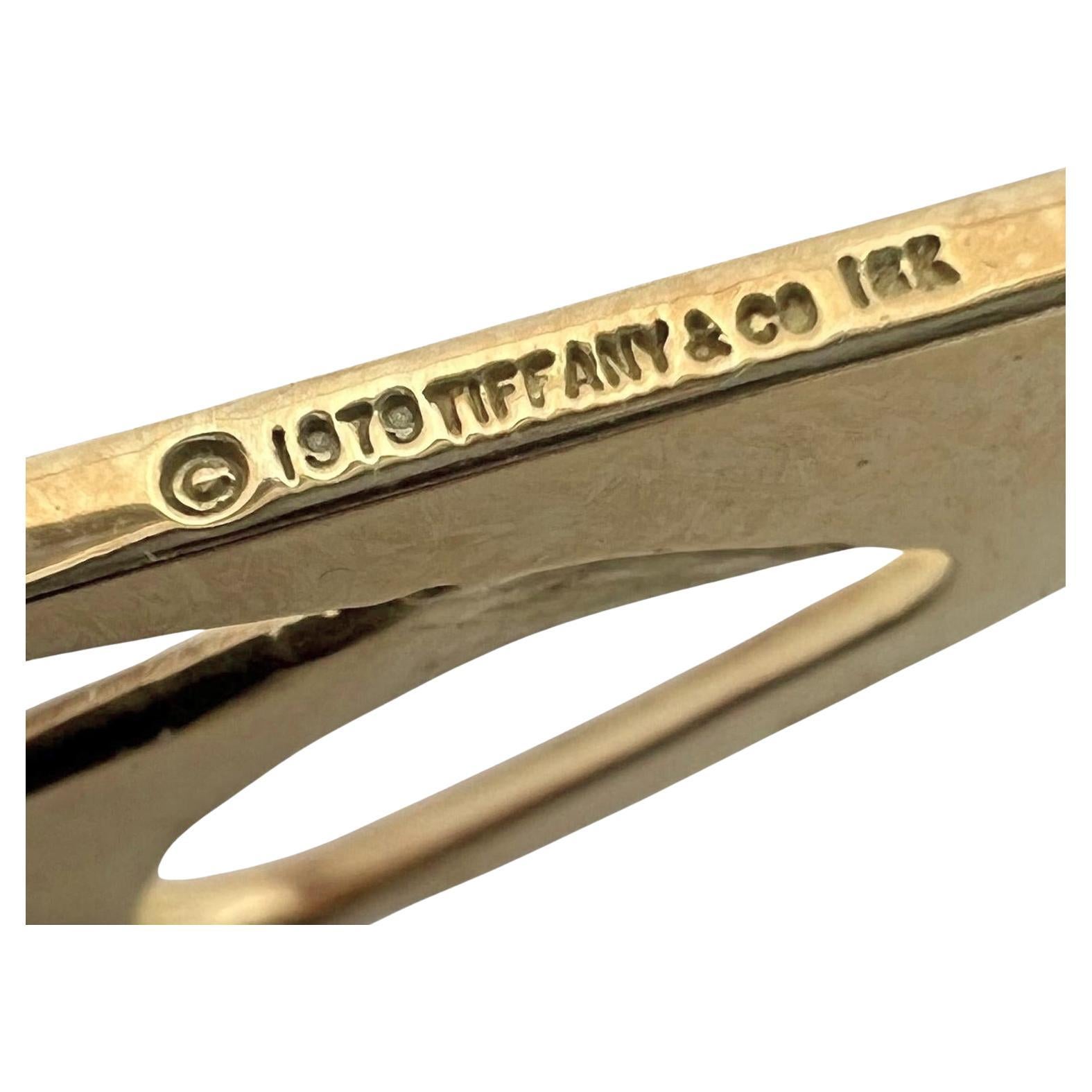 Tiffany & Co. Angela Cummings 18k Shell lange Halskette 1970er Jahre im Angebot 1