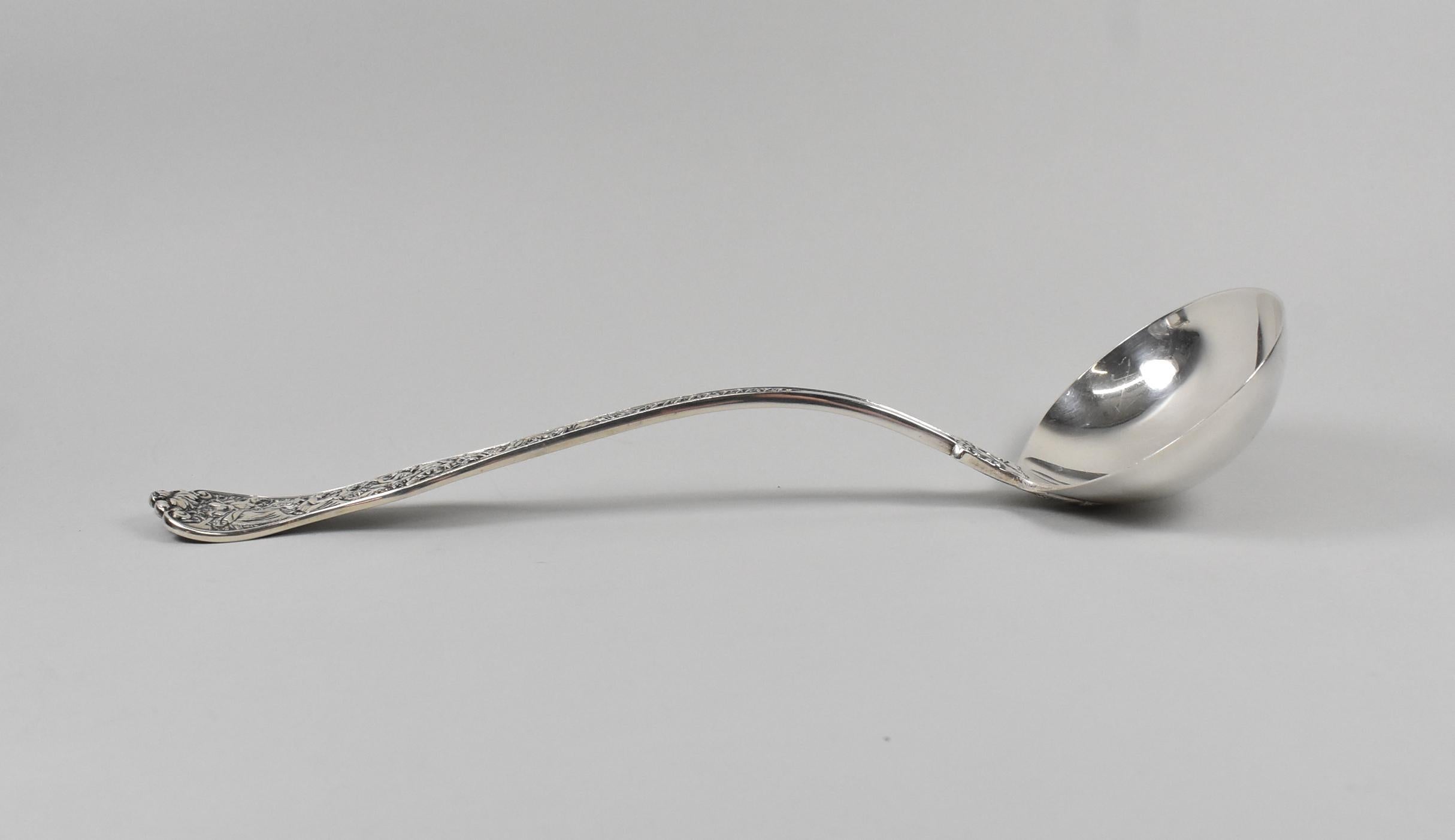 Tiffany Antique Sterling Silver Soup Ladle Olympian For Sale 1