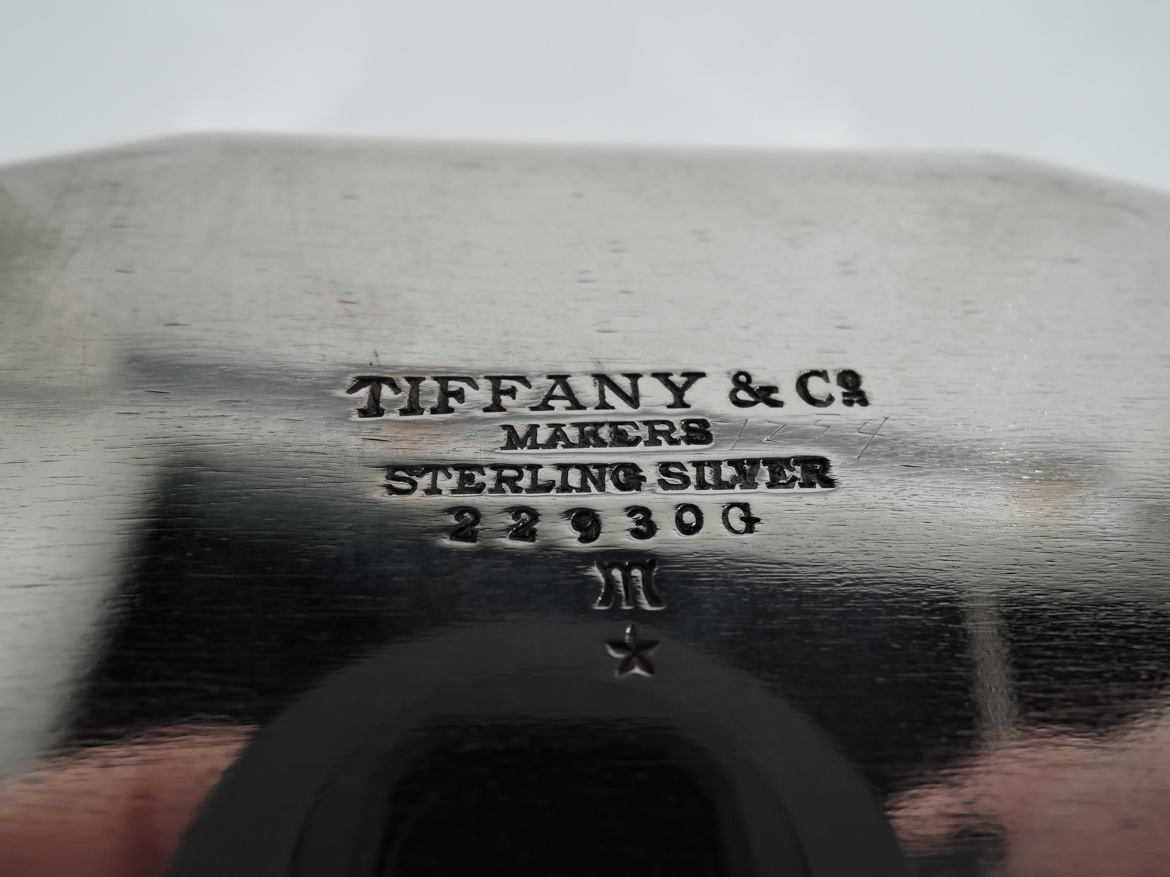 Mid-20th Century Tiffany Art Deco Modern Sterling Silver Petal Bread Tray