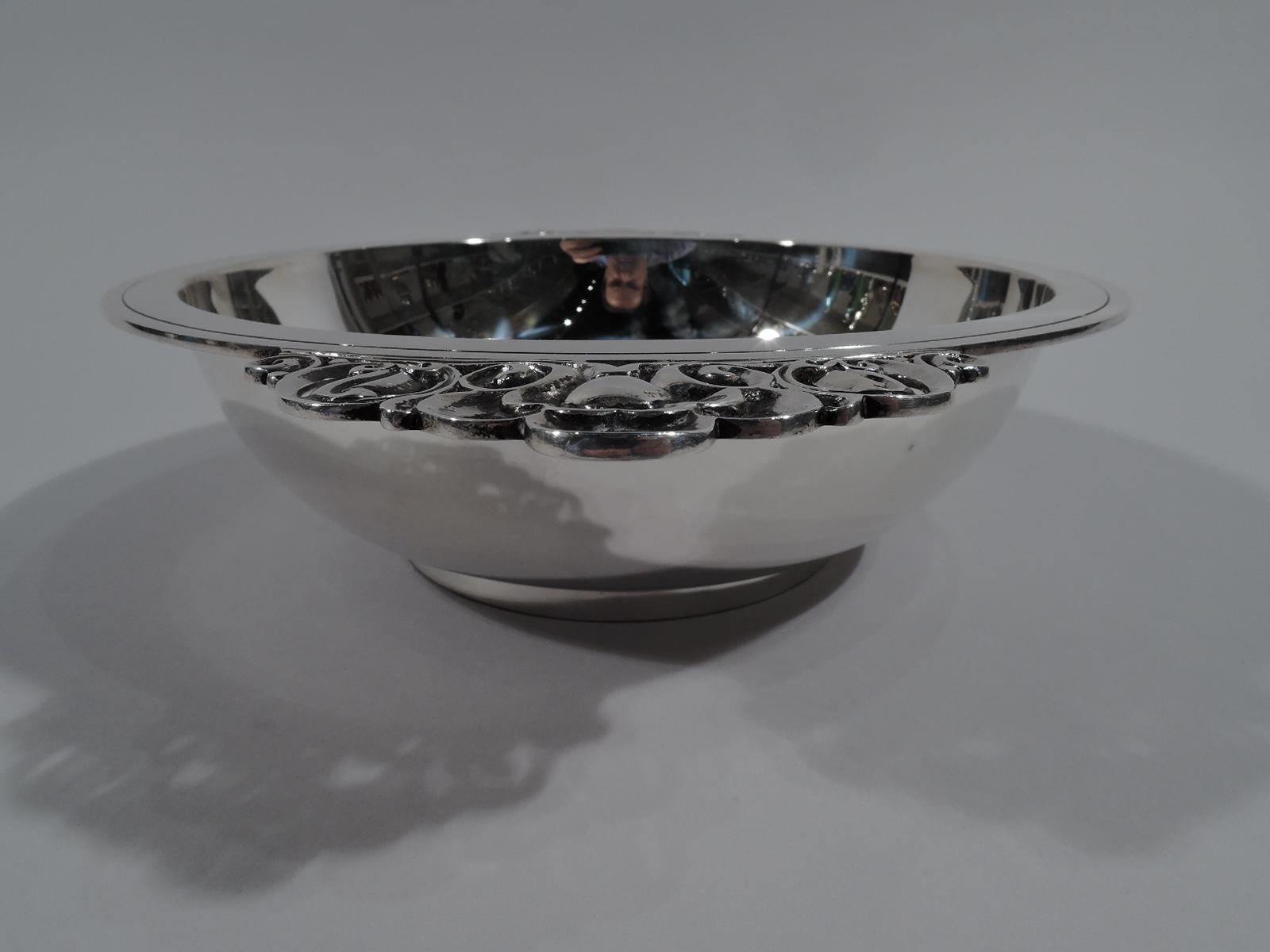 American Tiffany Art Deco Sterling Silver Bowl