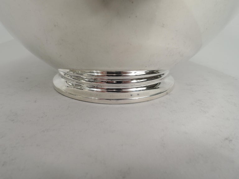 American Tiffany & Co. Art Deco Sterling Silver Centerpiece Bowl For Sale