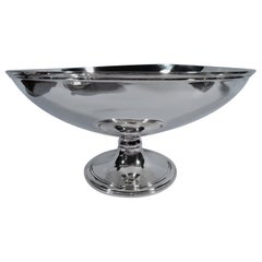 Tiffany Art Deco Sterling Silver Footed Bowl