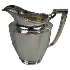 Tiffany Art Deco Sterling Silver Water Pitcher