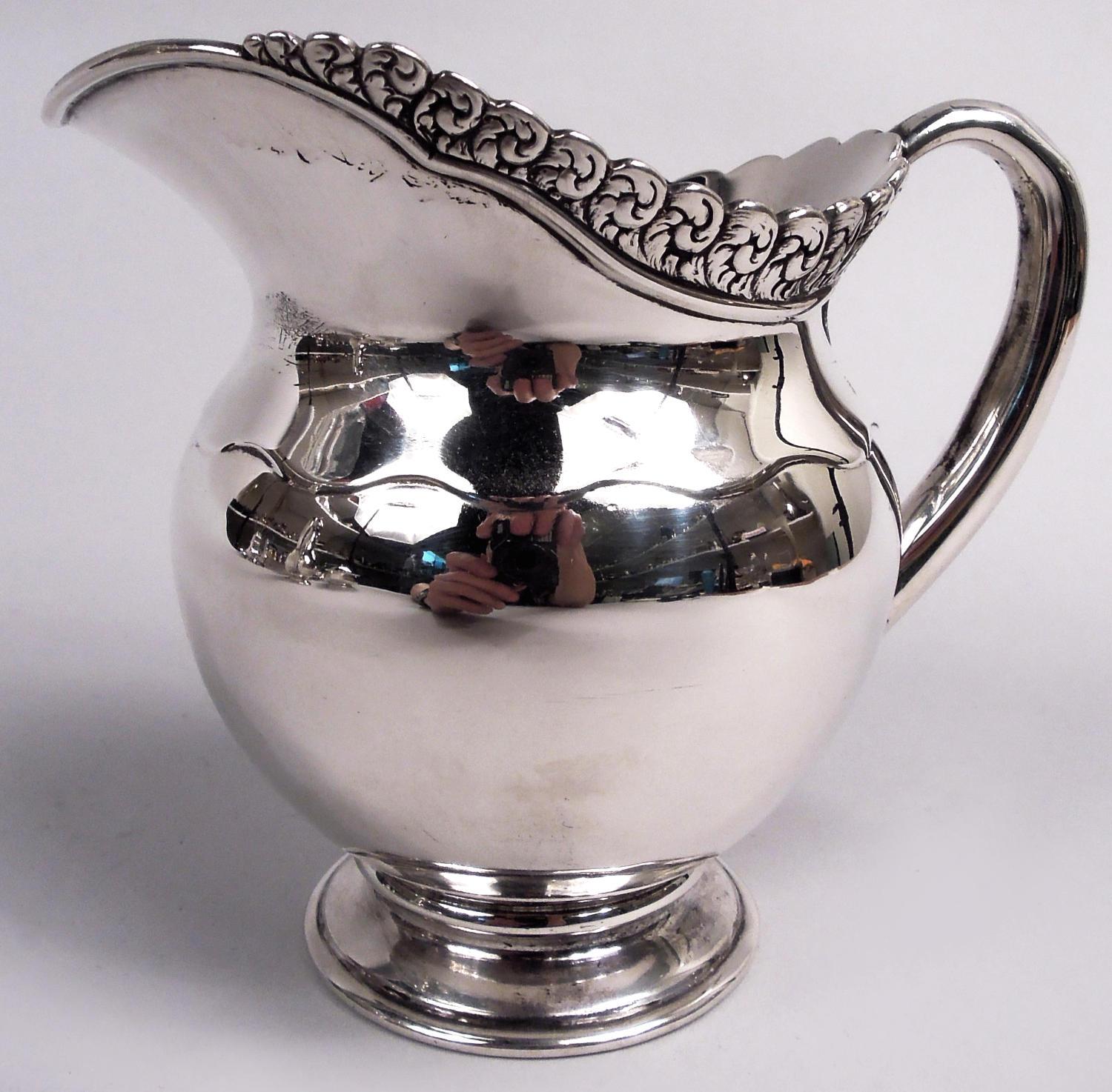 Argento 925 Set da caffè turco in argento massiccio Tiffany Art Nouveau con 3 pezzi su vassoio in vendita