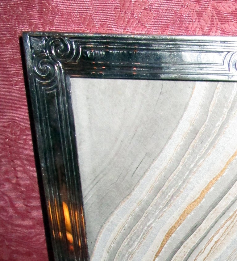 Tiffany Art Deco Sterling Silver Picture Frame For Sale at 1stdibs