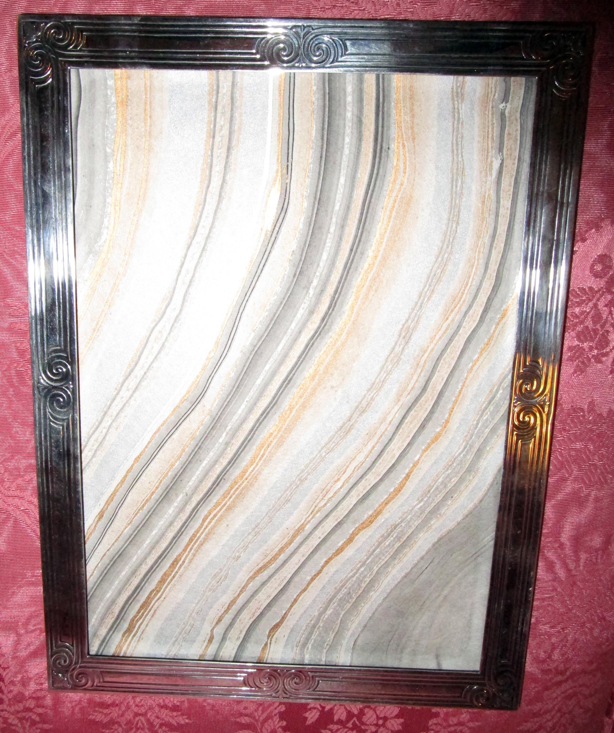Signed Tiffany Art Deco Sterling Silver Picture Frame 2