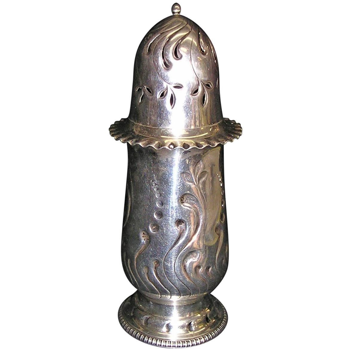 Tiffany Art Nouveau Sterling Silver Sugar Caster