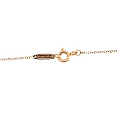 Tiffany Atlas Pierced Diamond Necklace in 18ct Rose Gold