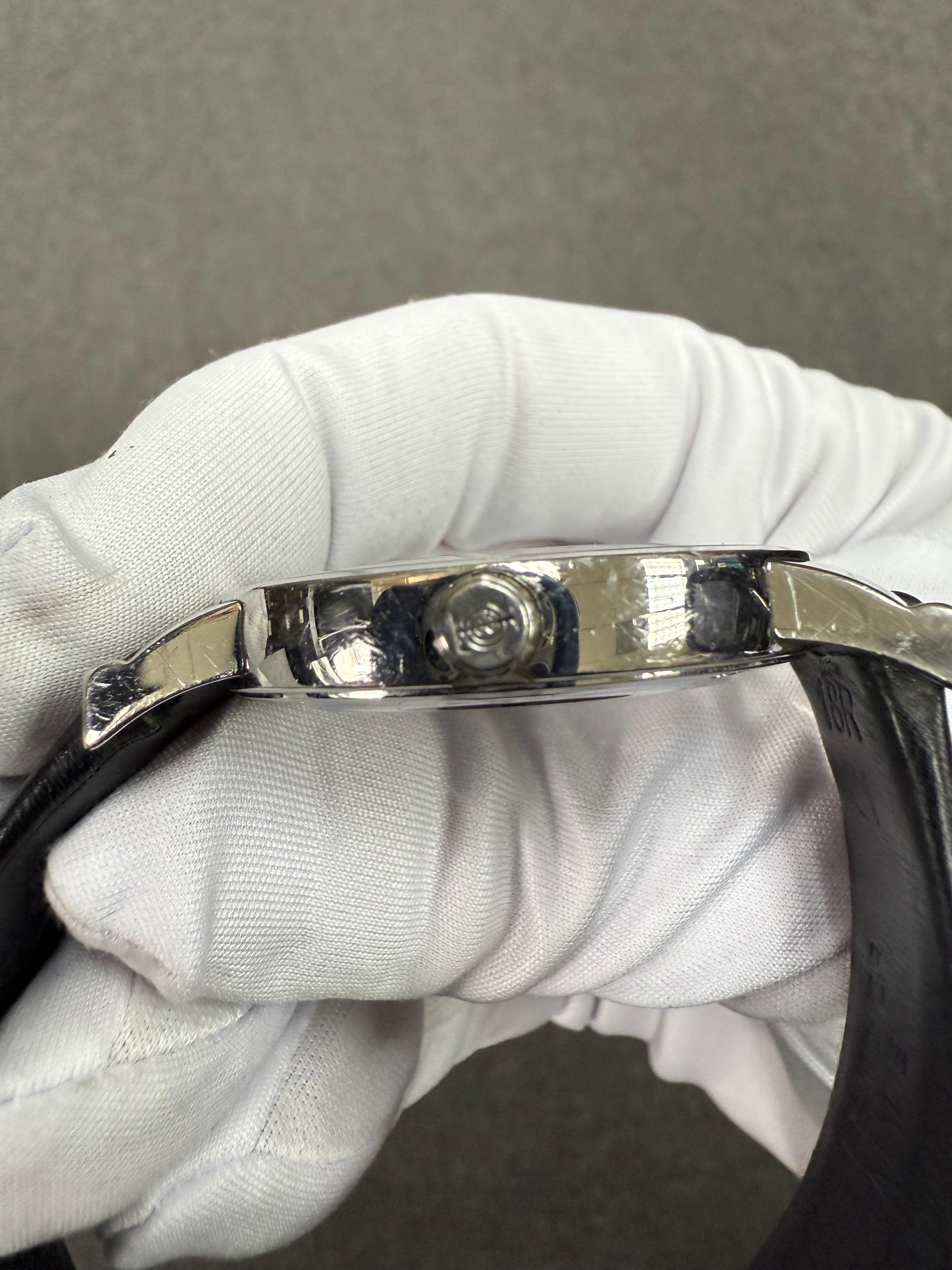 Tiffany Atlas Stainless Steel Wristwatch Large Size For Sale 5