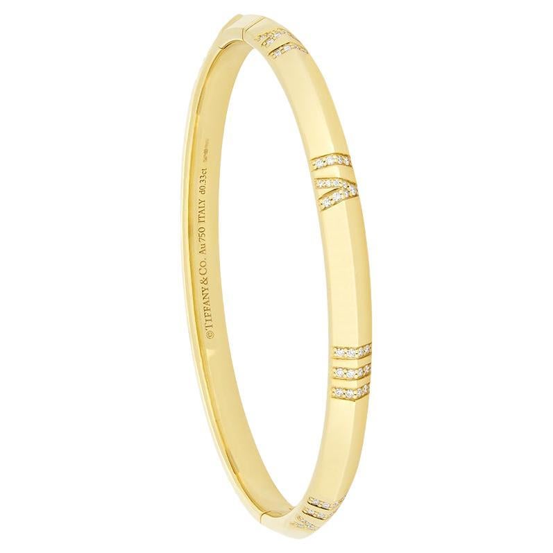 Tiffany Atlas X Closed Narrow Hinged Bangle