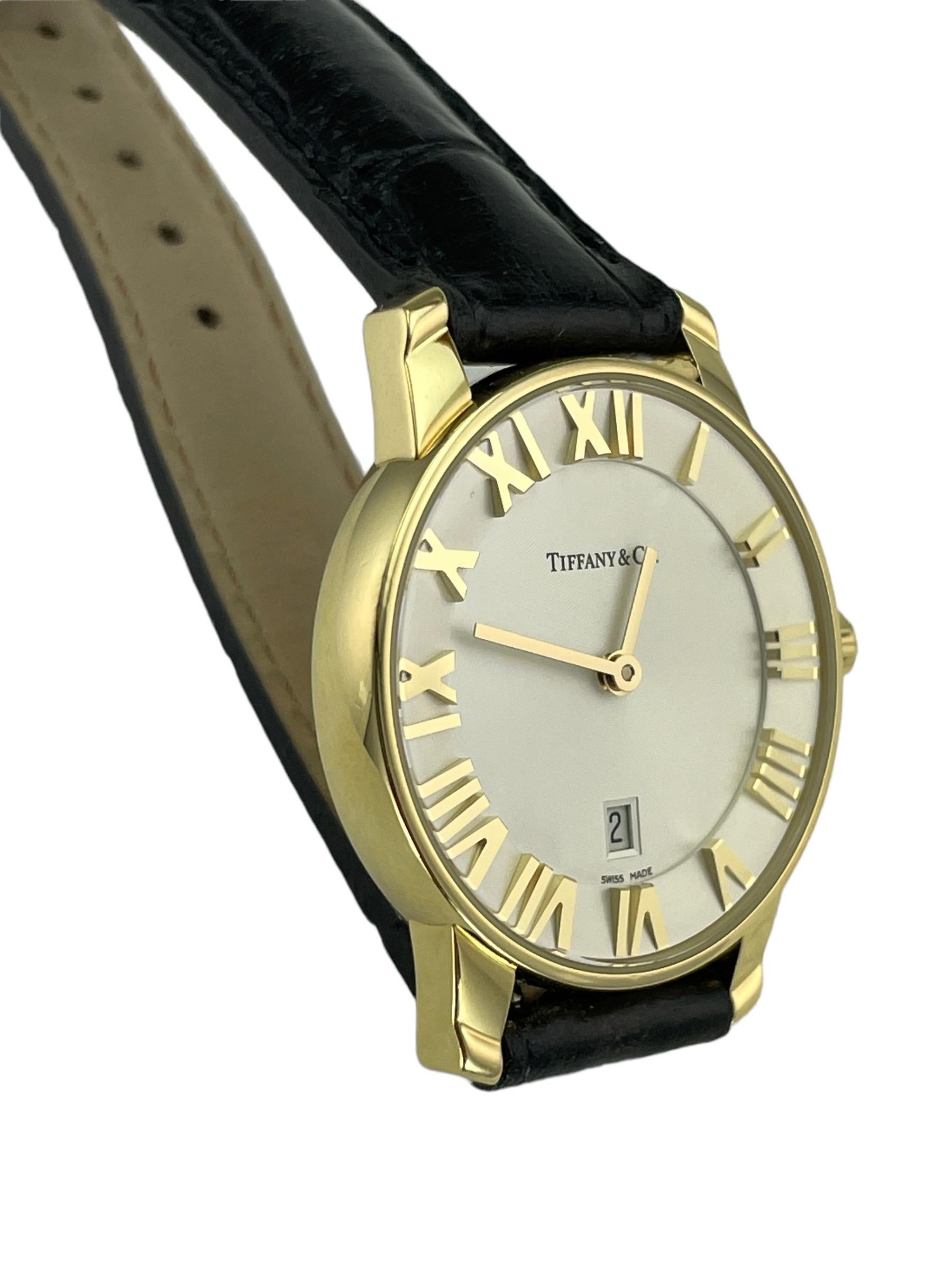 Atlas Gelbgold-Armbanduhr von Tiffany (Zeitgenössisch)