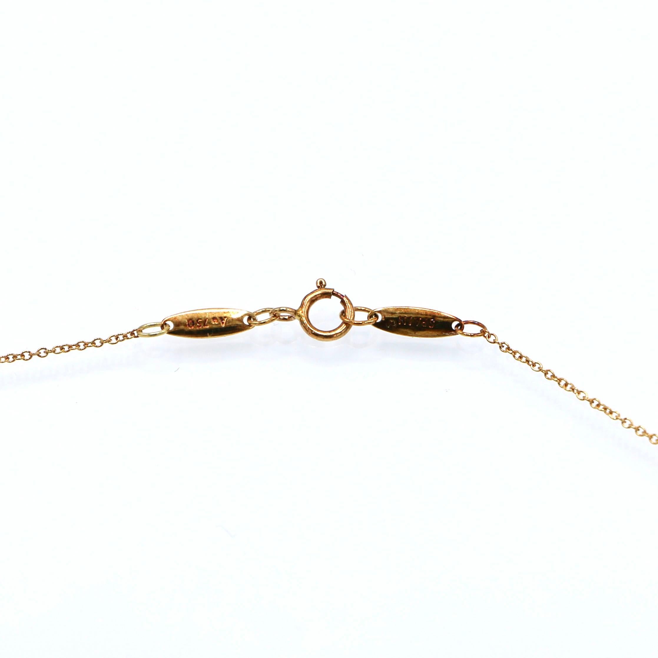 Modern Tiffany Bean Necklace
