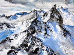 Peinture originale « Cascading Ridge »