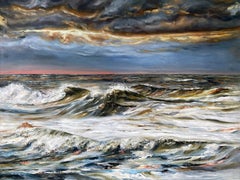La mer dansant, peinture originale