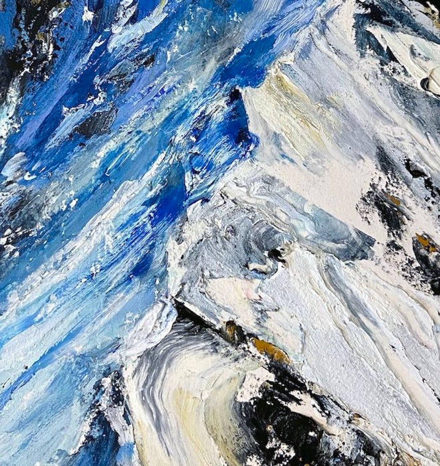 Ascent glacier, peinture originale en vente 1