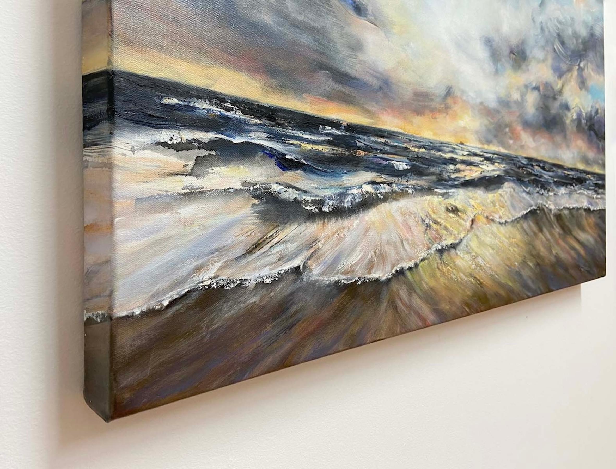 Lenguaje del cielo, Pintura al óleo - Painting de Tiffany Blaise