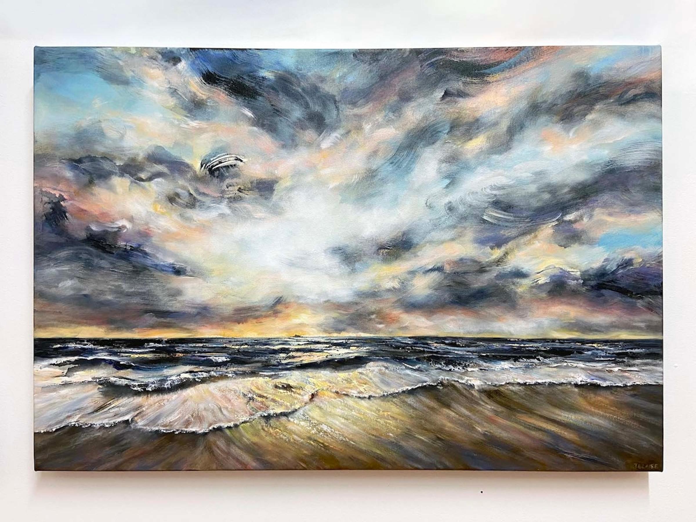Lenguaje del cielo, Pintura al óleo - Painting Realista de Tiffany Blaise