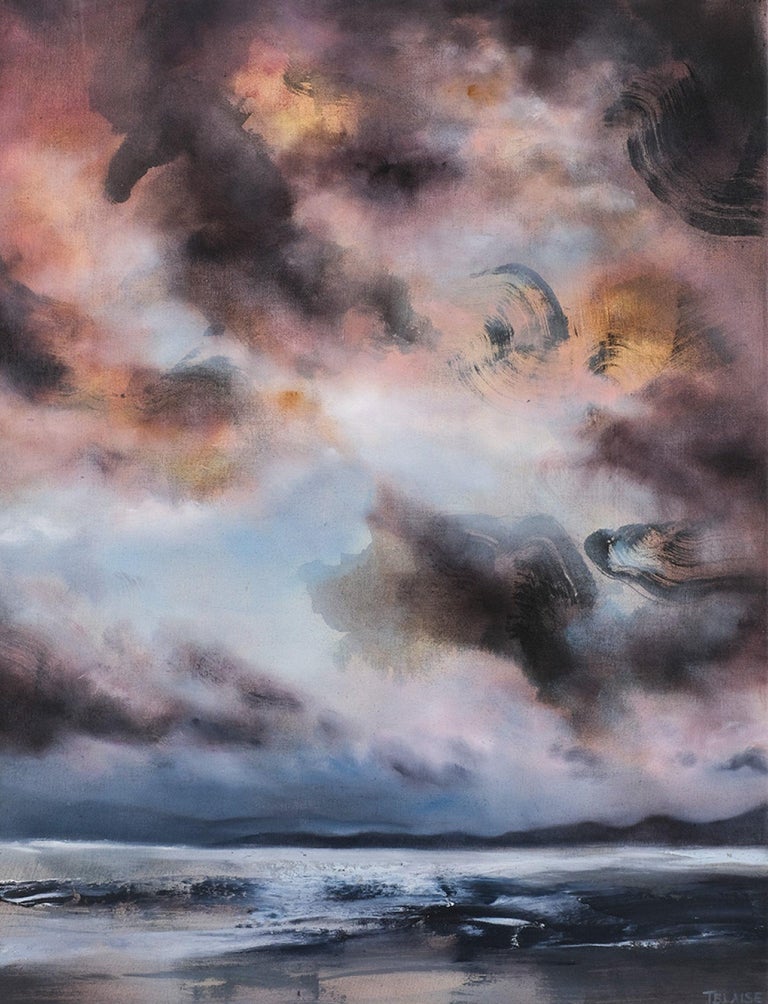 Tiffany Blaise New Horizon, Painting, Oil on Canvas For Sale at 1stDibs