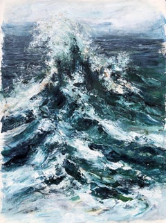 Ocean Dance, Painting, Oil on Paper