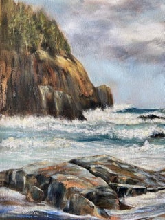 Wind und Wellen, Gemälde, Öl auf Leinwand