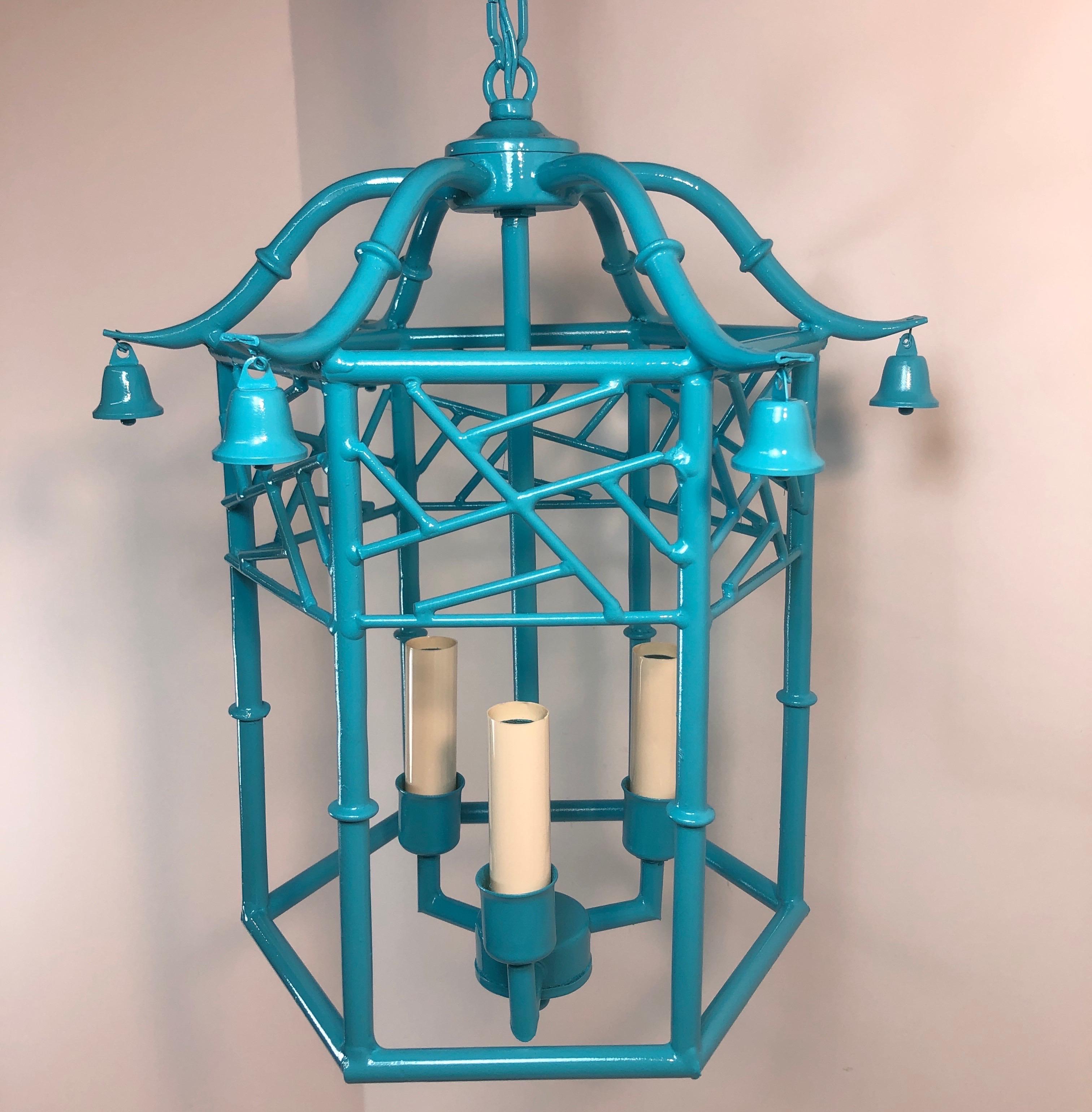 tiffany blue chandelier