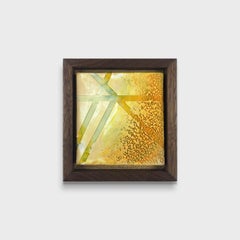 "Alicia I", Abstract Encaustic Mixed Media Artwork on Wood, 2010+