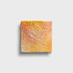 Encáustica Abstracta sobre Madera "Floretes de Discoteca"