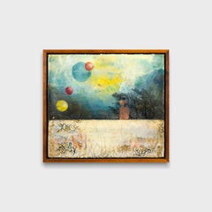 Encausto su Wood "Di tutti i merletti e le cose luccicanti, il mio cammino è ancora più oscuro".