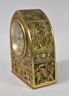 Tiffany Bronze Desk Clock Bookmark Collection