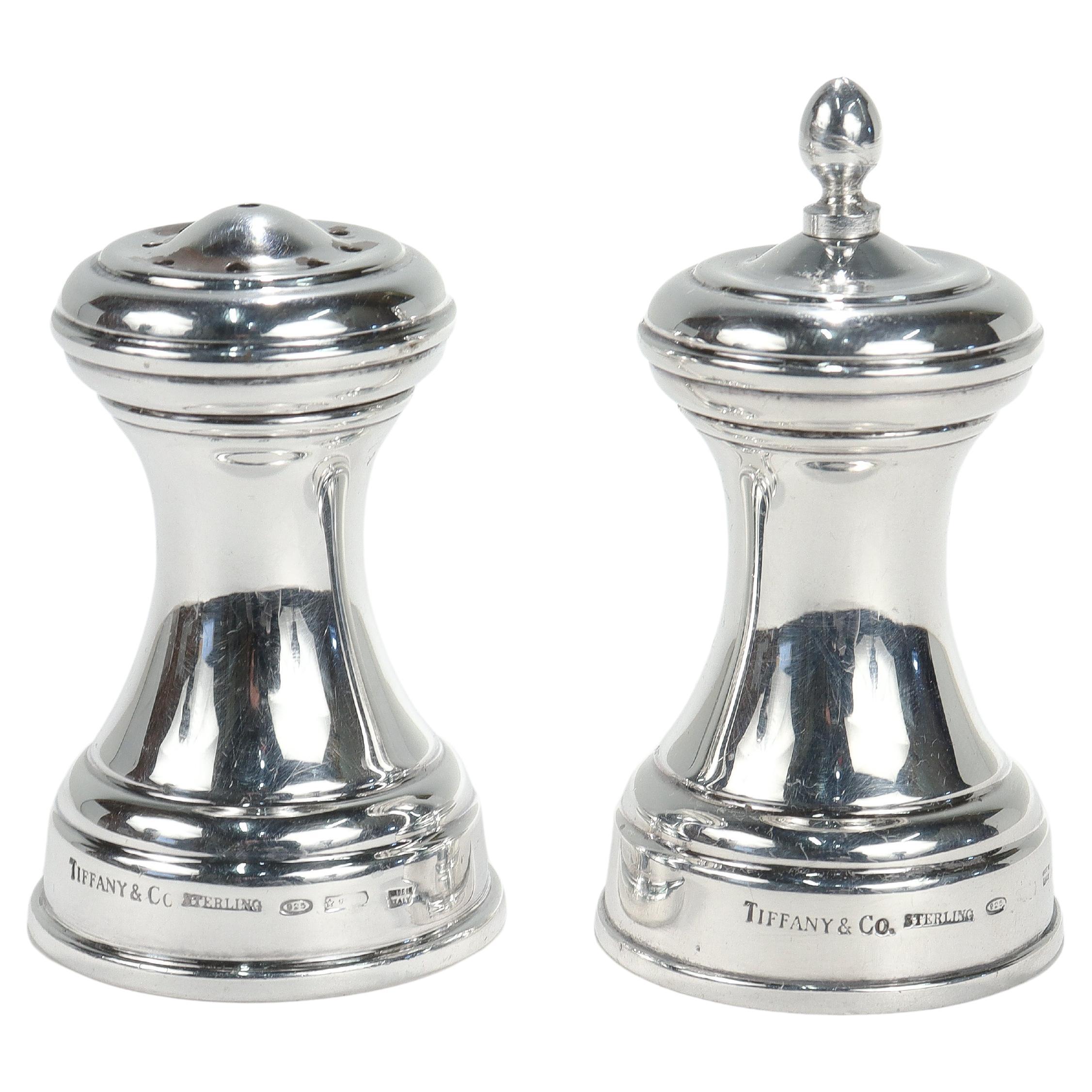 Tiffany & Co. Salières et poivrières Capstan en argent sterling