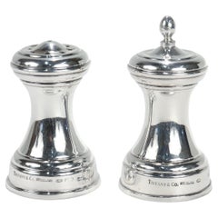 Tiffany & Co. Capstan Sterling Silver Salt and Pepper Shakers