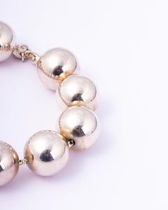 Tiffany & Co. City Hardware Silver Bead Bracelet and Box