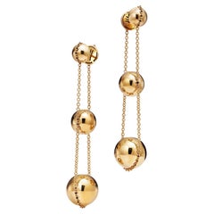 Tiffany & Co. City Hard Wear Gold Beads Drop Yellow Gold Earrings