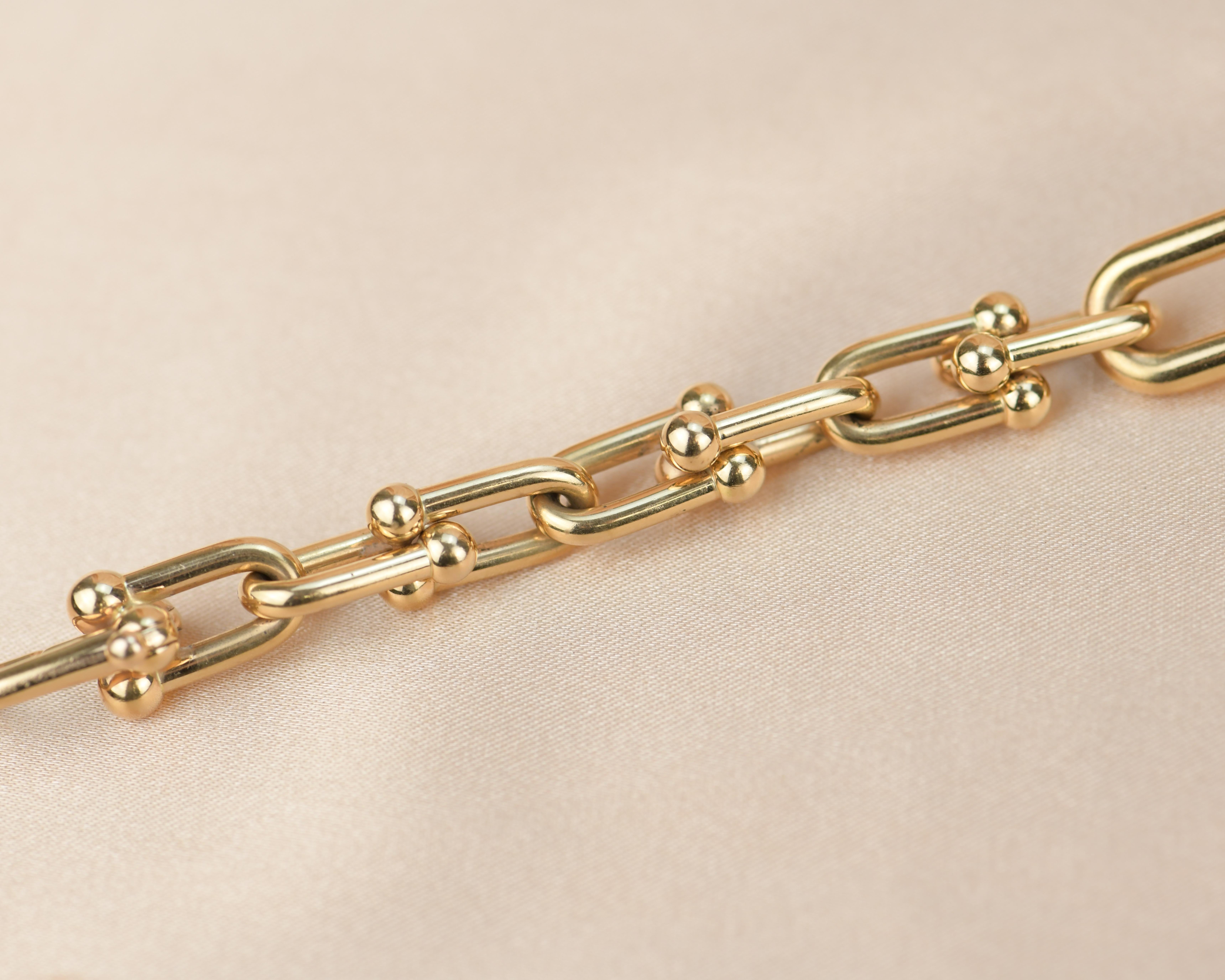Tiffany & Co. City Hardwear Link 18K Gold Bracelet 5