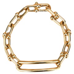 Vintage Tiffany & Co. City Hardwear Link 18K Gold Bracelet