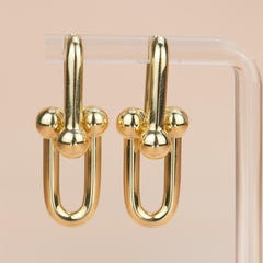 Tiffany City HardWear Yellow Gold Link Earrings