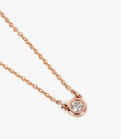 Tiffany & Co. 0.12ct 18ct Rose Gold Elsa Peretti Diamonds by the Yard Pendant