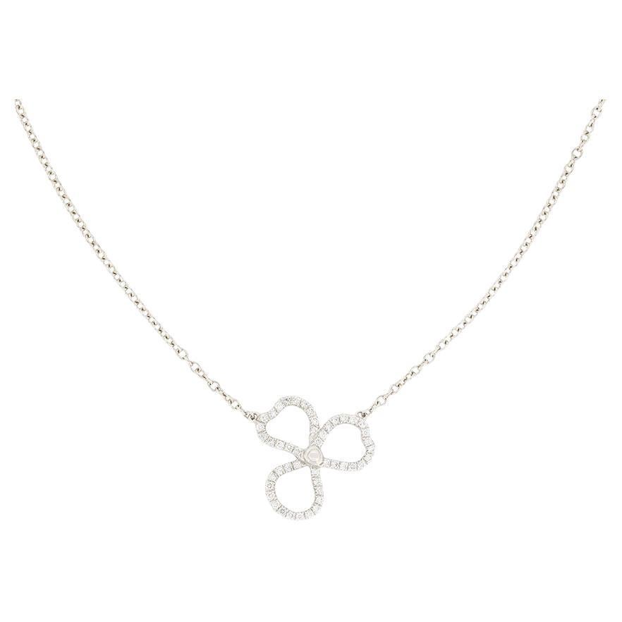 Tiffany & Co 0.12ct Diamond 'Paper Flowers' Necklace