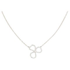 Tiffany & Co 0.12ct Diamond 'Paper Flowers' Necklace