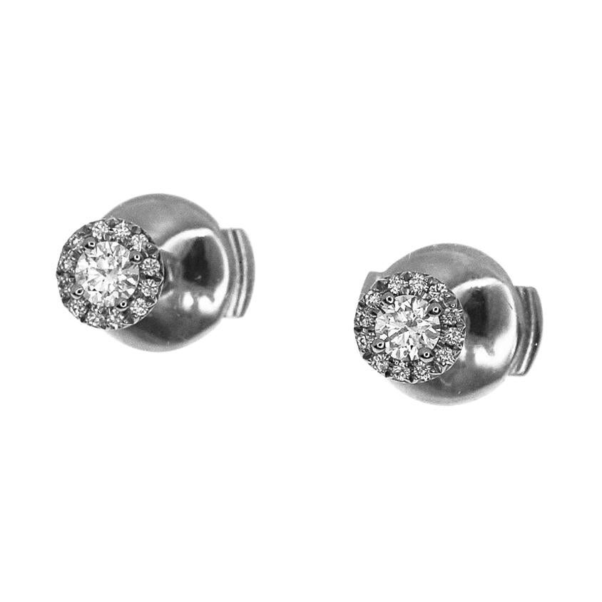 Tiffany & Co. 0.17 Carat Diamond Soleste Platinum Studs Earring Mini