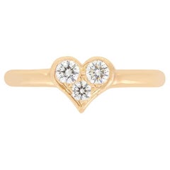 Tiffany & Co. 0.17ct Diamond Sentimental Heart Ring