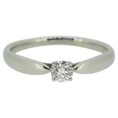 Tiffany & Co. 0.19 Carat Diamond Solitaire Ring
