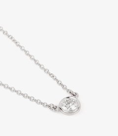 Tiffany & Co. 0.19ct Brilliant Cut Platinum Diamonds by the Yard Solitaire