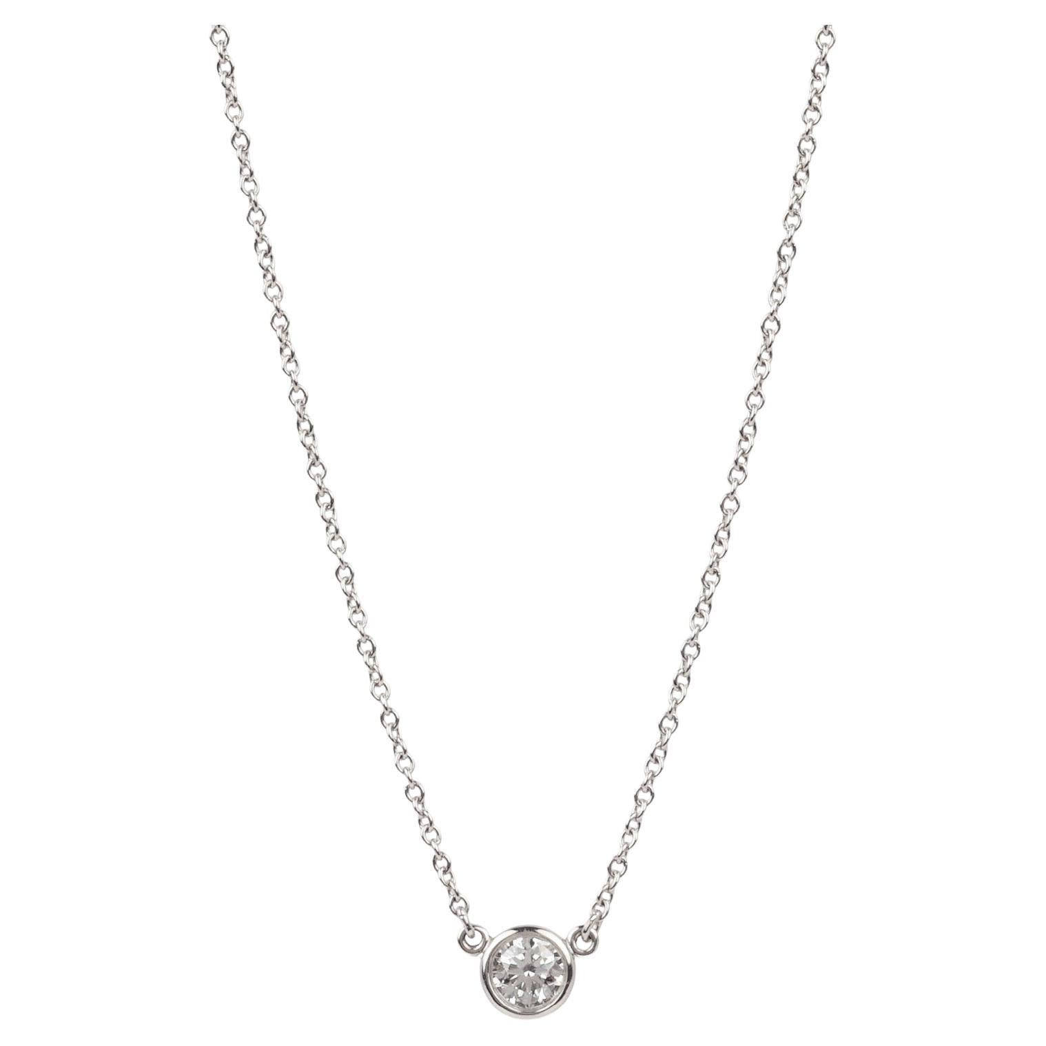 Tiffany
Co. 0,19 ct Diamantes talla brillante Solitario en platino por metros