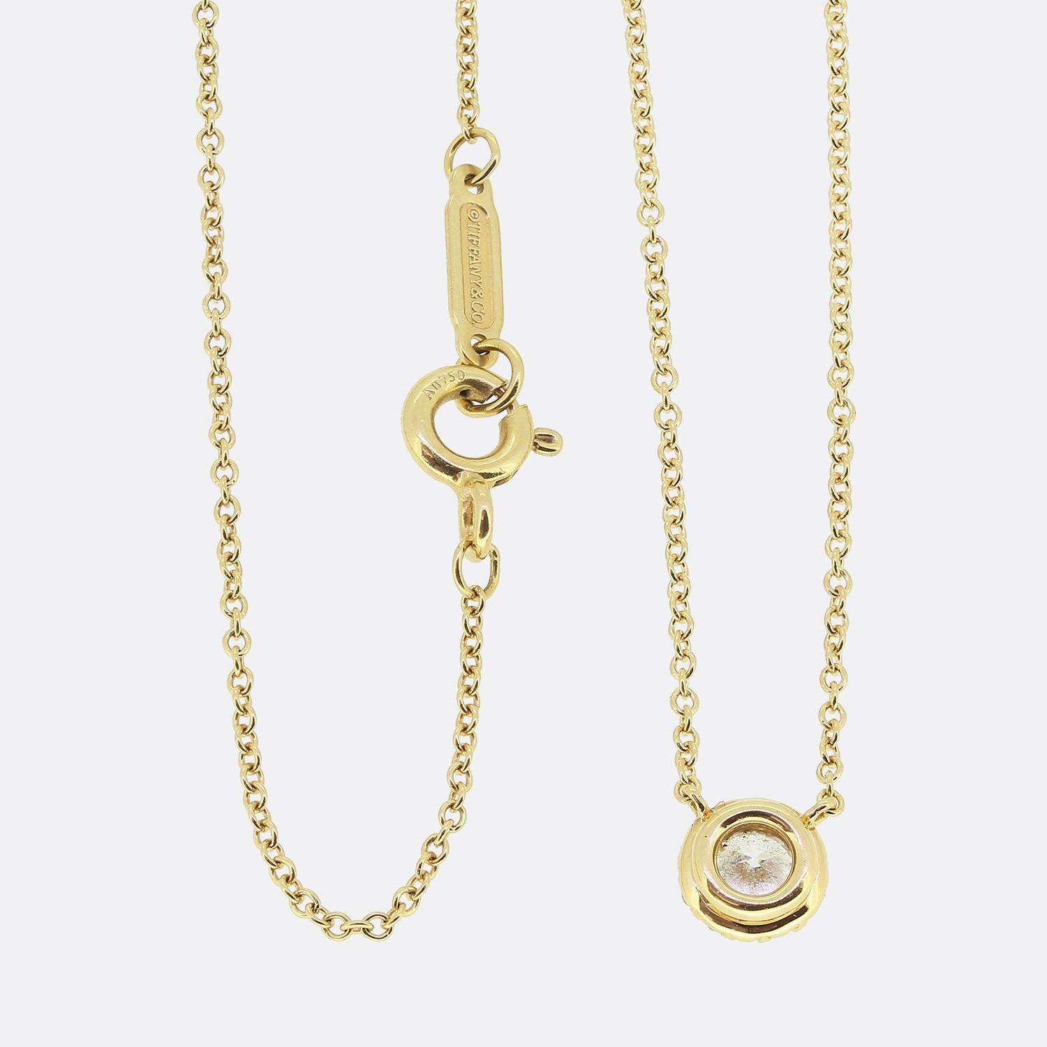 Collana Soleste con diamanti da 0,20 carati di Tiffany & Co. In condizioni ottime in vendita a London, GB