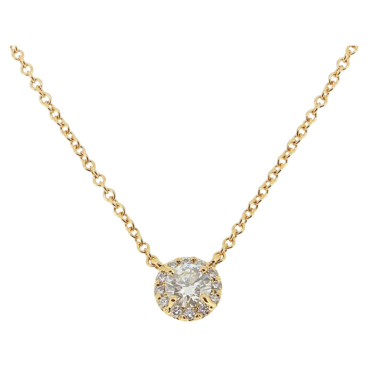 Tiffany & Co. 0.20 Carat Diamond Soleste Necklace
